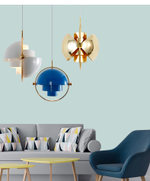Pendant design lamp  Multi-Lite by Gubi (Gold)