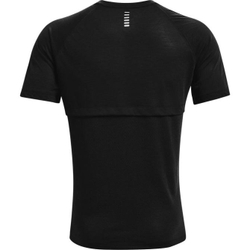 Мужская теннисная футболка Under Armour Men's Streaker Run Short Sleeve - black/reflective