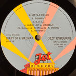 Ozzy Osbourne ‎– Diary Of A Madman (Япония 1981г.)Т