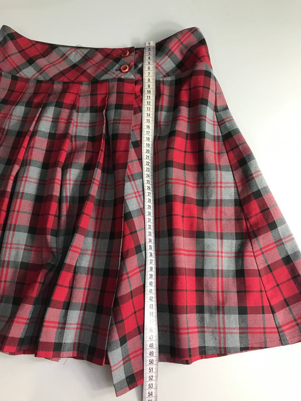 Юбка в модную клетку, визуально на 44/46 размер