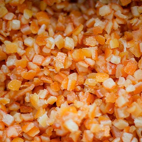 Апельсиновая корочка 6х6мм, 5 кг коробка