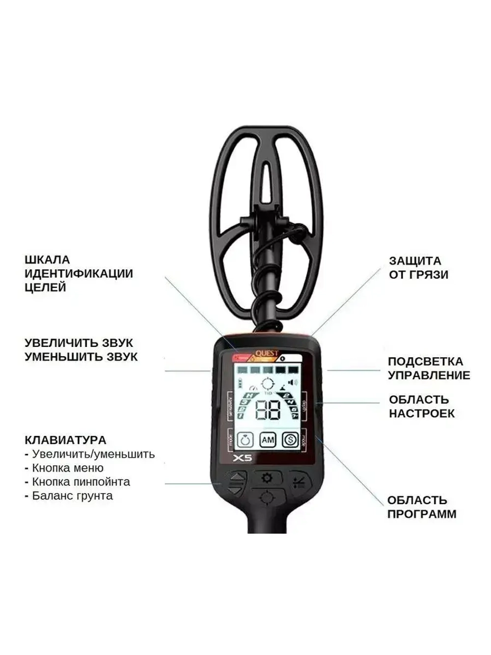 Металлоискатель X5