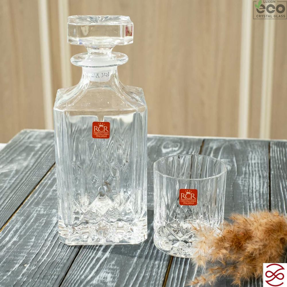 Набор для виски RCR Opera 7 предметов (Штоф 750мл Стаканы 300 мл)