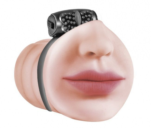 Мастурбатор-ротик Lola Games Satisfaction Beloved, 14,5 см, с виброкольцом