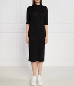 хлопковое платье extra fine 1/2 sleeve Calvin Klein - черный(K20K205751)