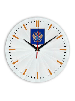 Настенные часы "герб Росрыболовства 02 43"