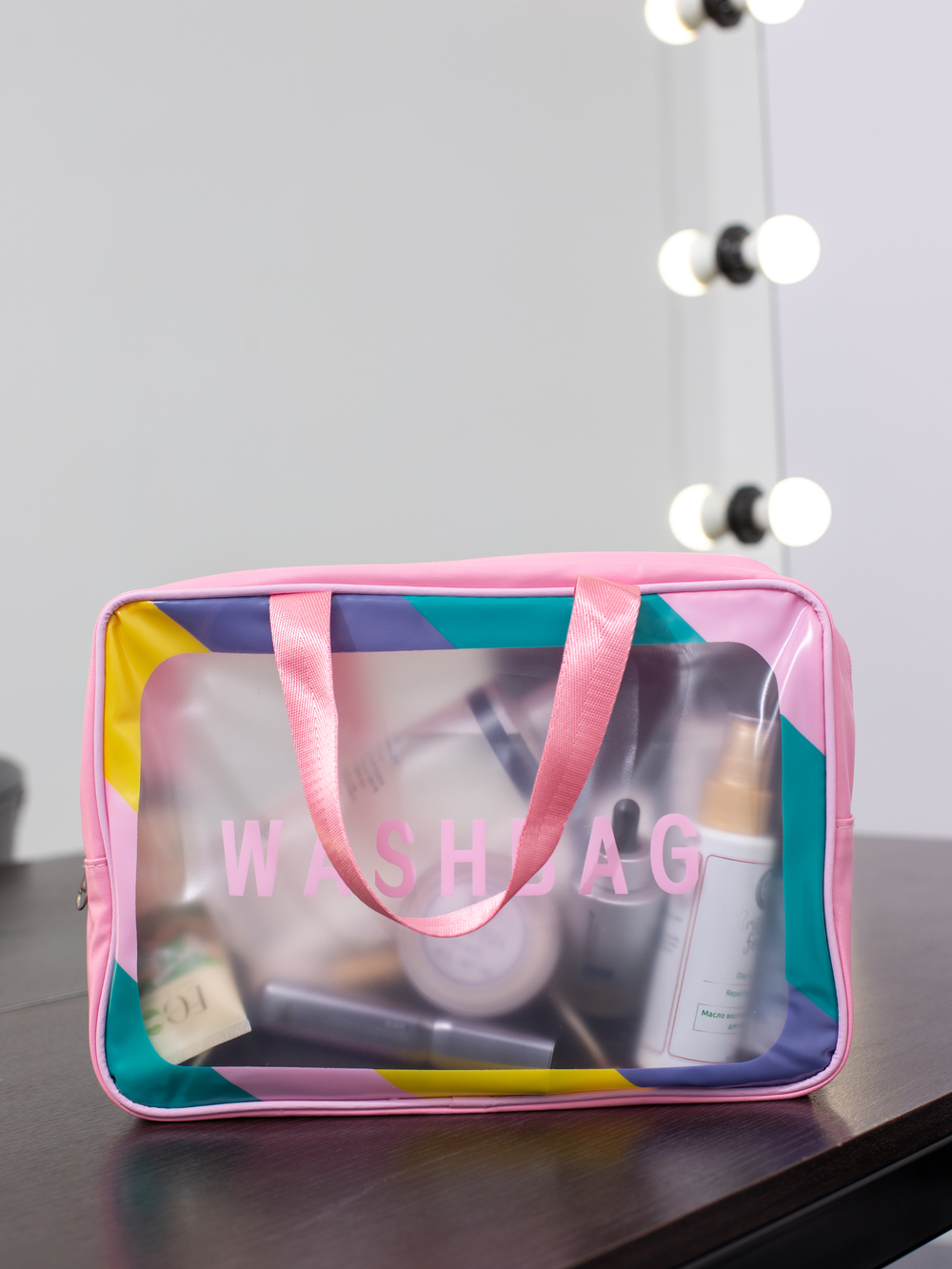 Косметичка (Сумка в роддом) Washbag-04-pink-multicolor