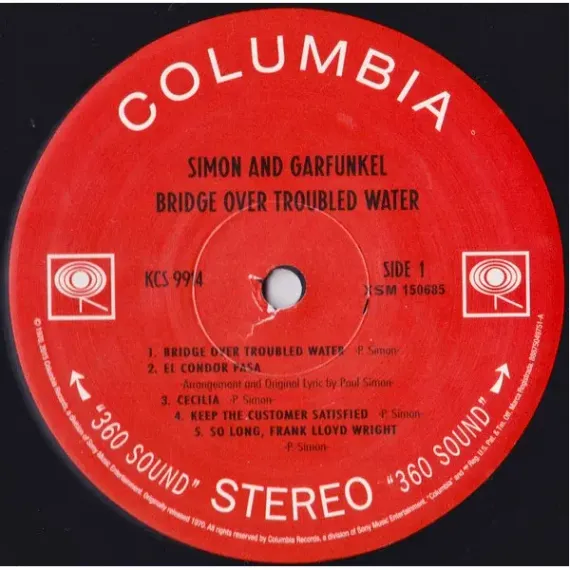 Simon And Garfunkel - Bridge Over Troubled Water LP