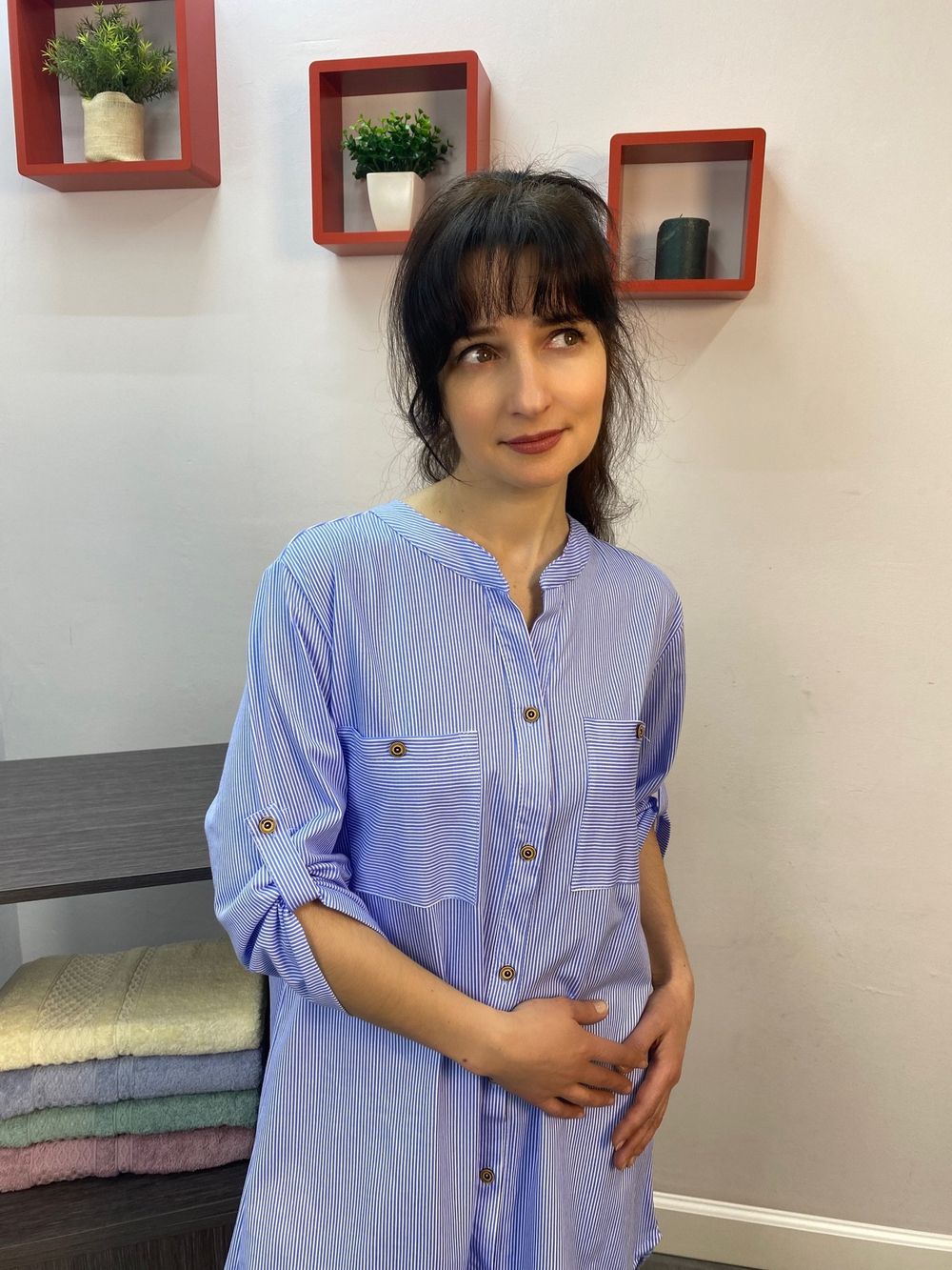 Туника женская "252 К.П" пуговицы (Дарья)