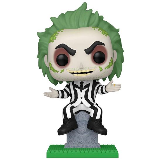 Фигурка Funko POP! Plus Beetlejuice S3 Beetlejuice on Tombstone (1757) 83562 / Фигурка Фанко ПОП! по мотивам фильма "Битлджус", Битлджус