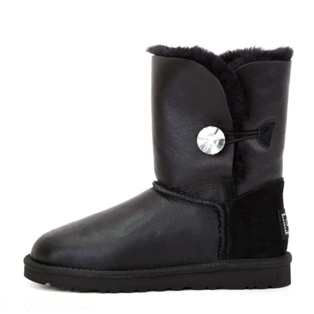 Угги Bailey Button Bling Metallic Black