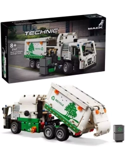 Конструктор Электрический мусоровоз Mack LR 500 деталей