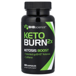 Real Ketones, BHBscience ™, Keto Burn2X, 60 капсул