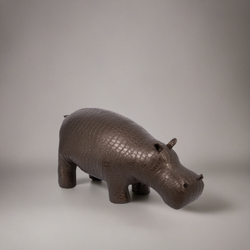 Банкетка Пуф Бегемот Коричневый малый