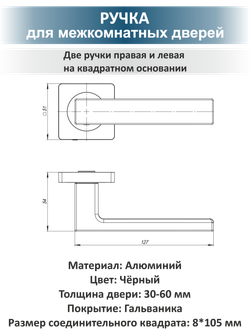 Комплект фурнитуры для межкомнатных дверей OPTIMA