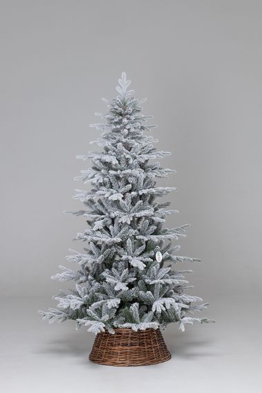 Искусственная елка Сибирская заснеженная 270 см., литая хвоя+пвх, ЕлкиТорг (66270)