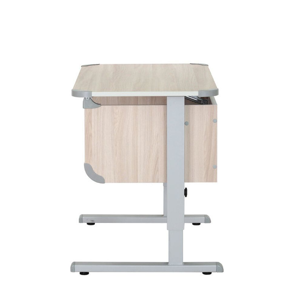 Стол-парта регулируемый "ДЭМИ" СУТ.28, 900х530х530-815 мм, серый/ясень (КОМПЛЕКТ)