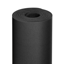 ULTRAцепкий 100% каучуковый коврик для йоги Simple Mandala Black 185*68*0,5 см