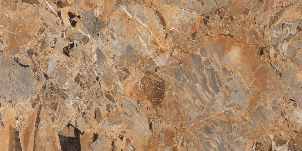 Керамогранит, MAIMOON, Breccia Fantastico Brown, 1600x800 мм, двойная полировка