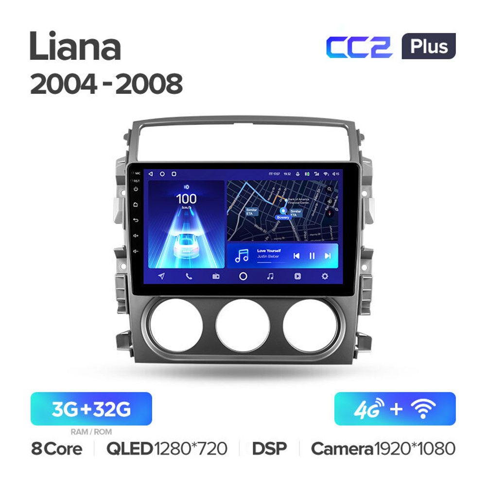 Teyes CC2 Plus 9" для Suzuki Liana 2004-2008
