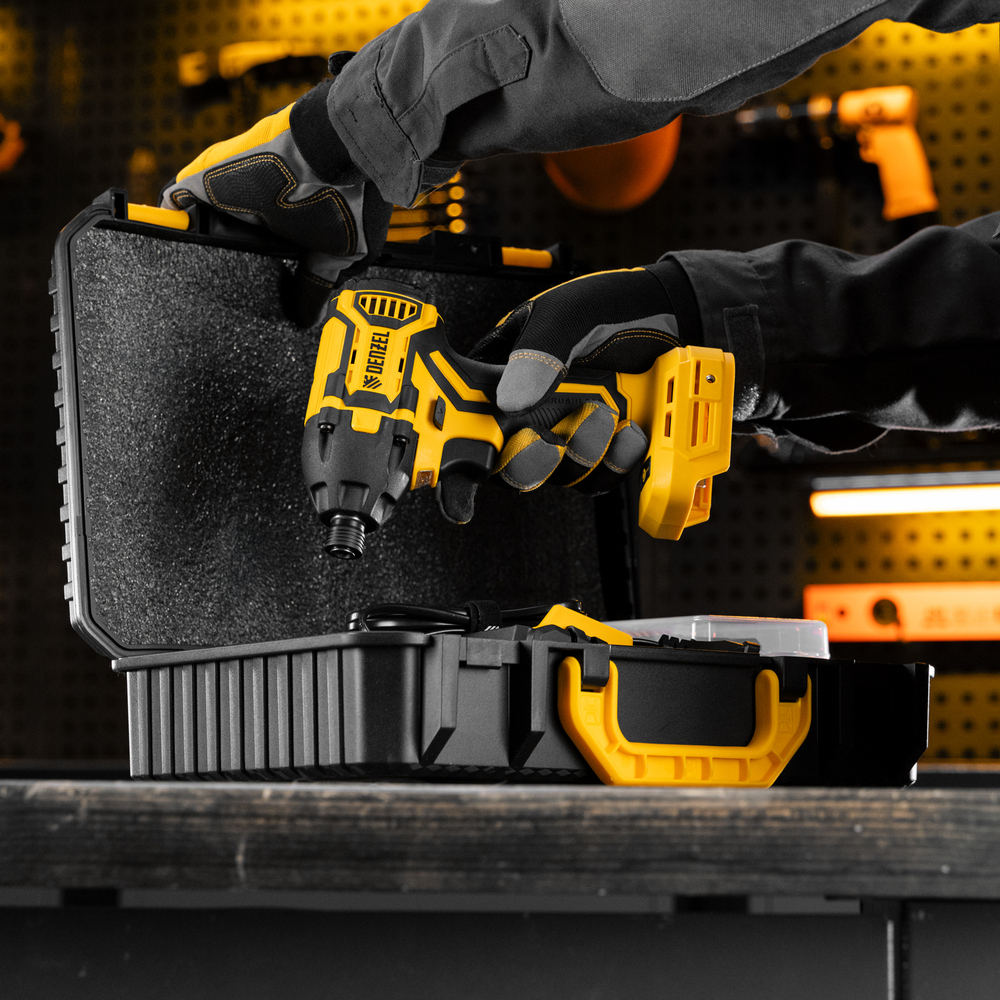 Винтоверт ударный аккумуляторный бесщет. CIDH-BL-20-270, Li-Ion, 20 В// Denzel