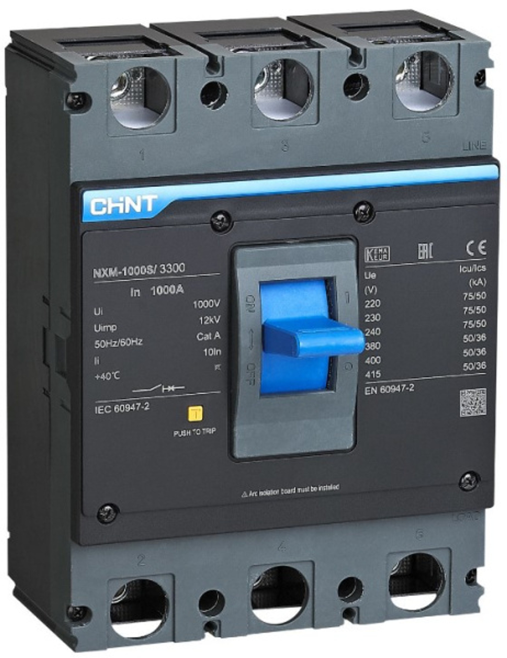 Автоматический выключатель в литом корпусе CHINT 844317