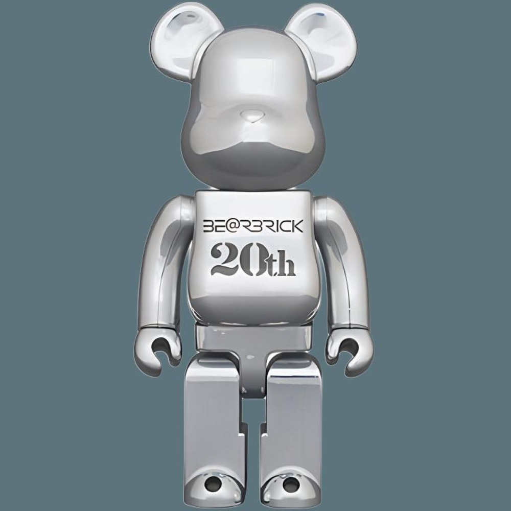 Дизайнерские игрушки BE@RBRICK 400% 20 DEEP CHROME ver. 27cm, 2225662-607985813