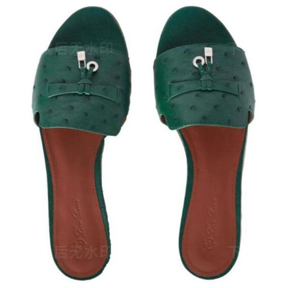 Loro Piana Thong Sandal 'Green'