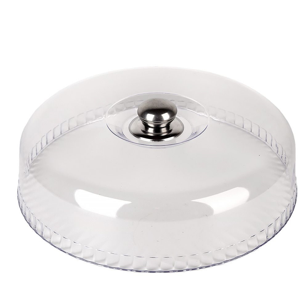 Крышка с ручкой d=30см (пластик,нерж.сталь) (упаковочный пакет)