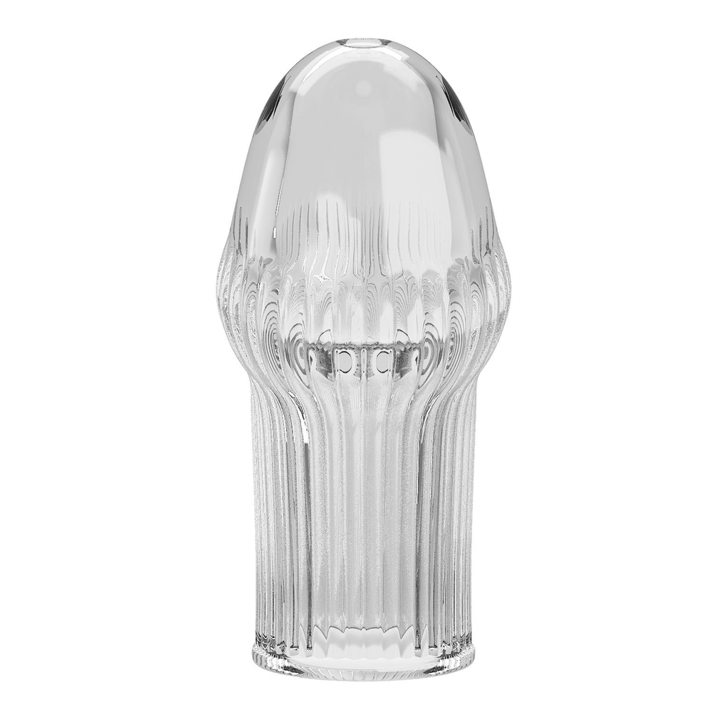 Прозрачная насадка на пенис Huel - 9 см. (Цвет: прозрачный)