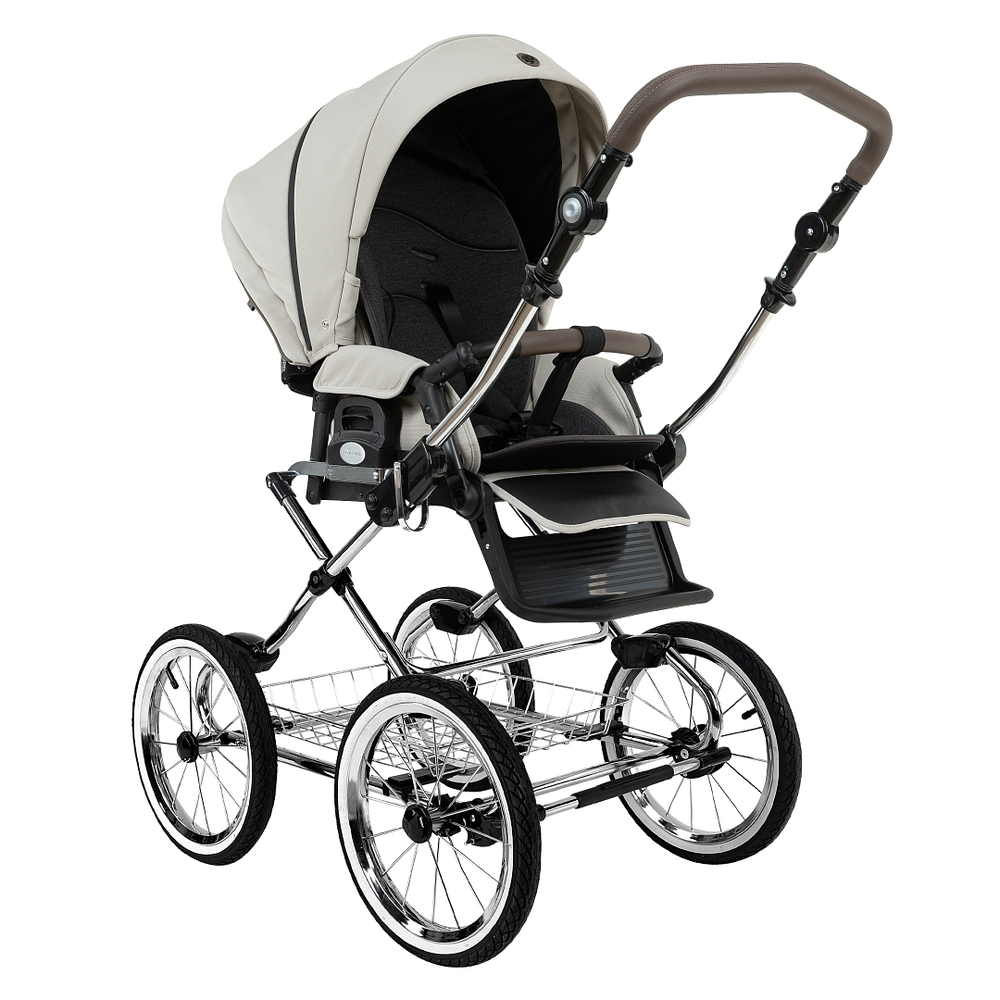 Коляска 2 в 1 ROAN BASS NEXT 2.0 CLASSIC d14 Marzipan
