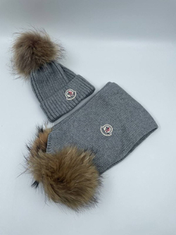 Детская шапка и шарф Moncler