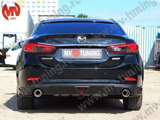 Диффузор заднего бампера var.1 для Mazda 6