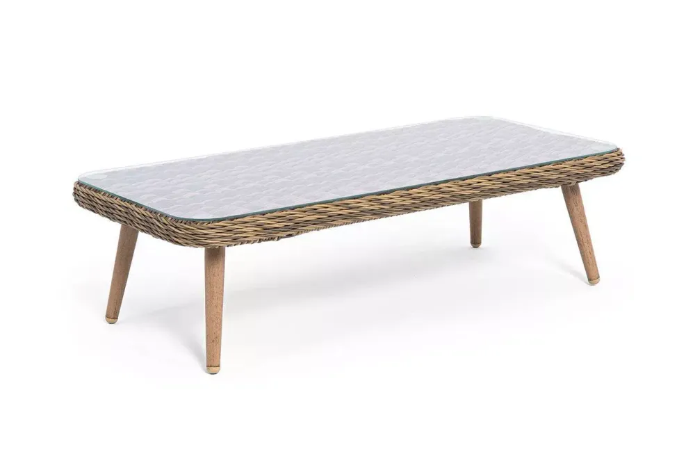 "Прованс" столик журнальный из ротанга, цвет соломенный