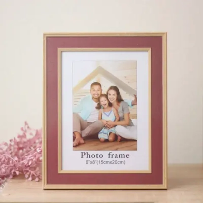 Фоторамка 15*20см «Торонто» бордовый, пластик