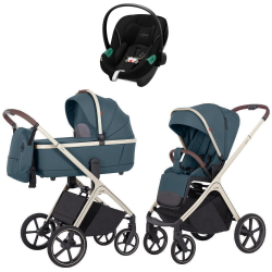 Коляска Carrello Vector CRL-6550 и автокресло Cybex Aton S2 Moon Black 3 в 1 Prime Blue