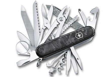 Мультитул Многофункциональный Нож Victorinox 1.6791.J21 SwissChamp Damast