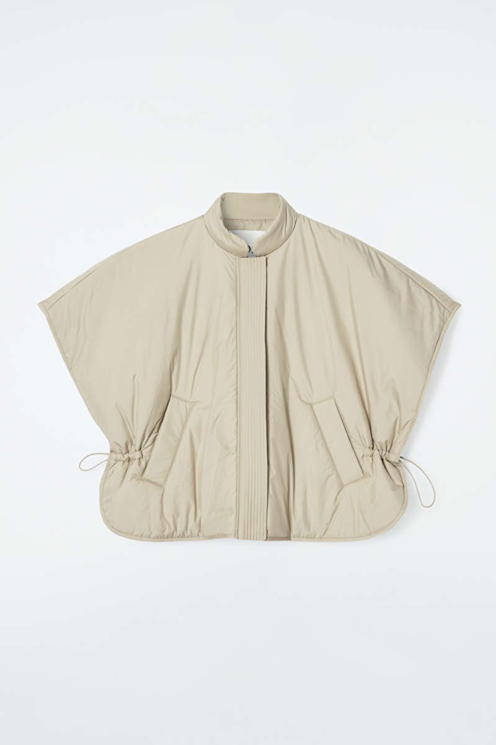 COS ЖИЛЕТ С УКОРОЧЕННОЙ ПОДКЛАДКОЙ, БЕЖЕВЫЙ