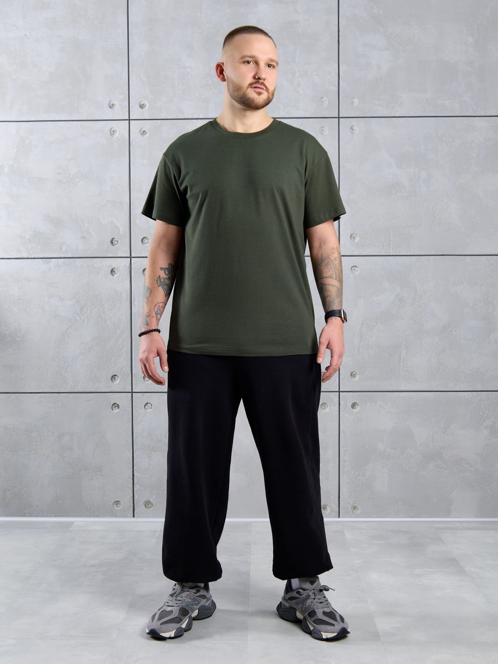 Фуфайка (футболка) мужская Джек-1 Виотекс ТЕМНО-ЗЕЛЕНЫЙ