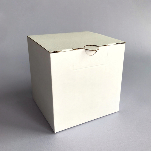 Коробка сундучок,  11 х 11 х 11 см, белая