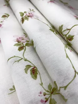 Наволочка комплект 2шт перкаль Сказка "Весенние цветы" 45х45 см на молнии