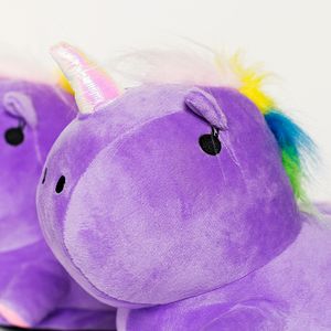 Тапки Rainbow Unicorn Purple р-р 33-37