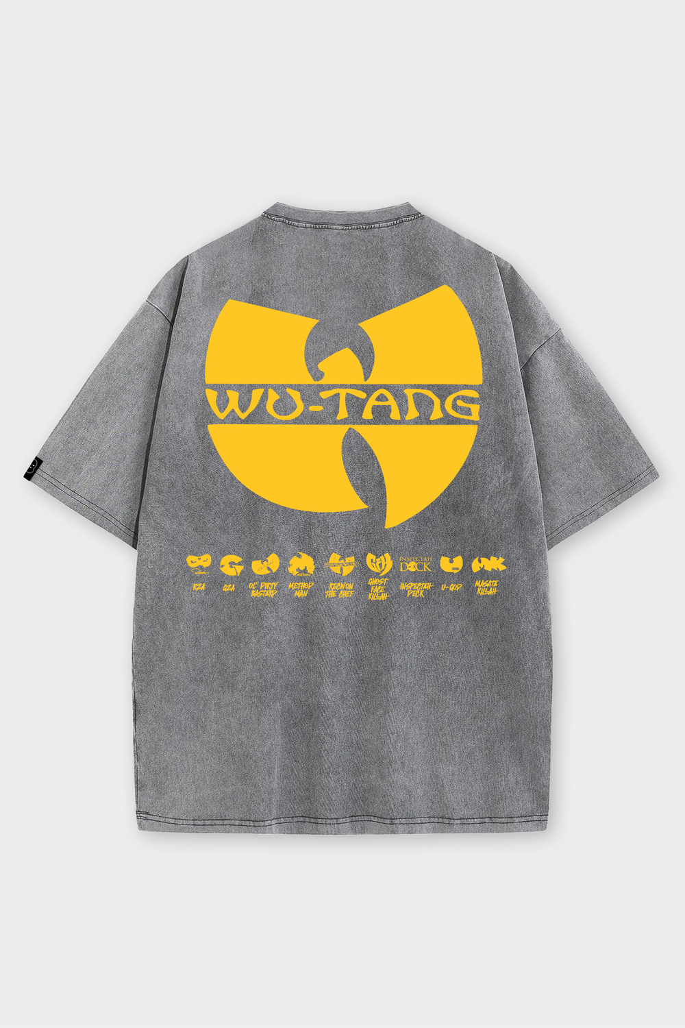 Футболка SHMOT "WUTANG" GARMENT DYE Серый