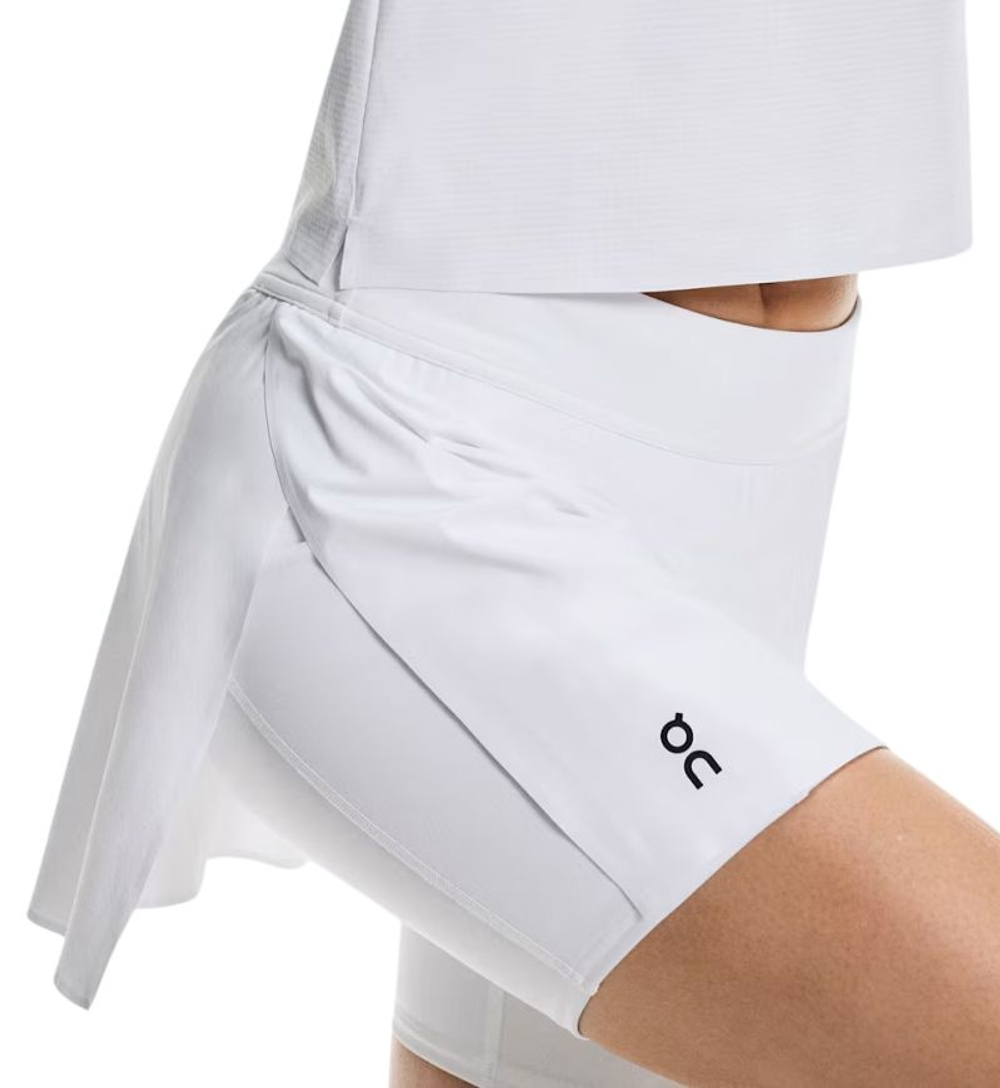 Теннисная юбка On Court Split - white
