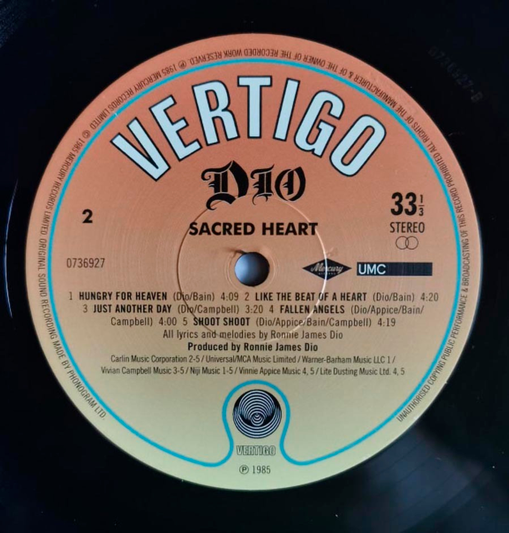 Dio / Sacred Heart (LP)