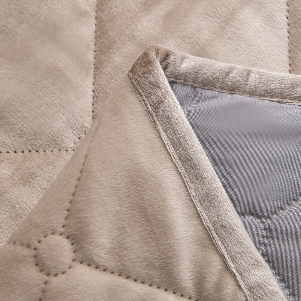 Велюровое покрывало ромб OVF039