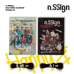 Альбом N.SSIGN - HAPPY & 2nd Mini Album RANDOM Version