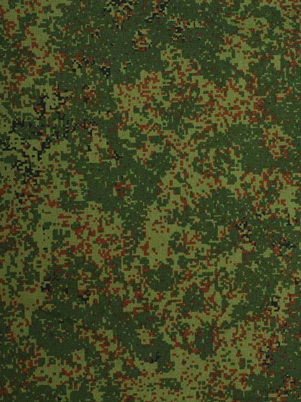 Ткань уличная-тентовая Prival Oxford 600 PU 1000, 230г/м2, камуфляж пиксель, 1.5х1м