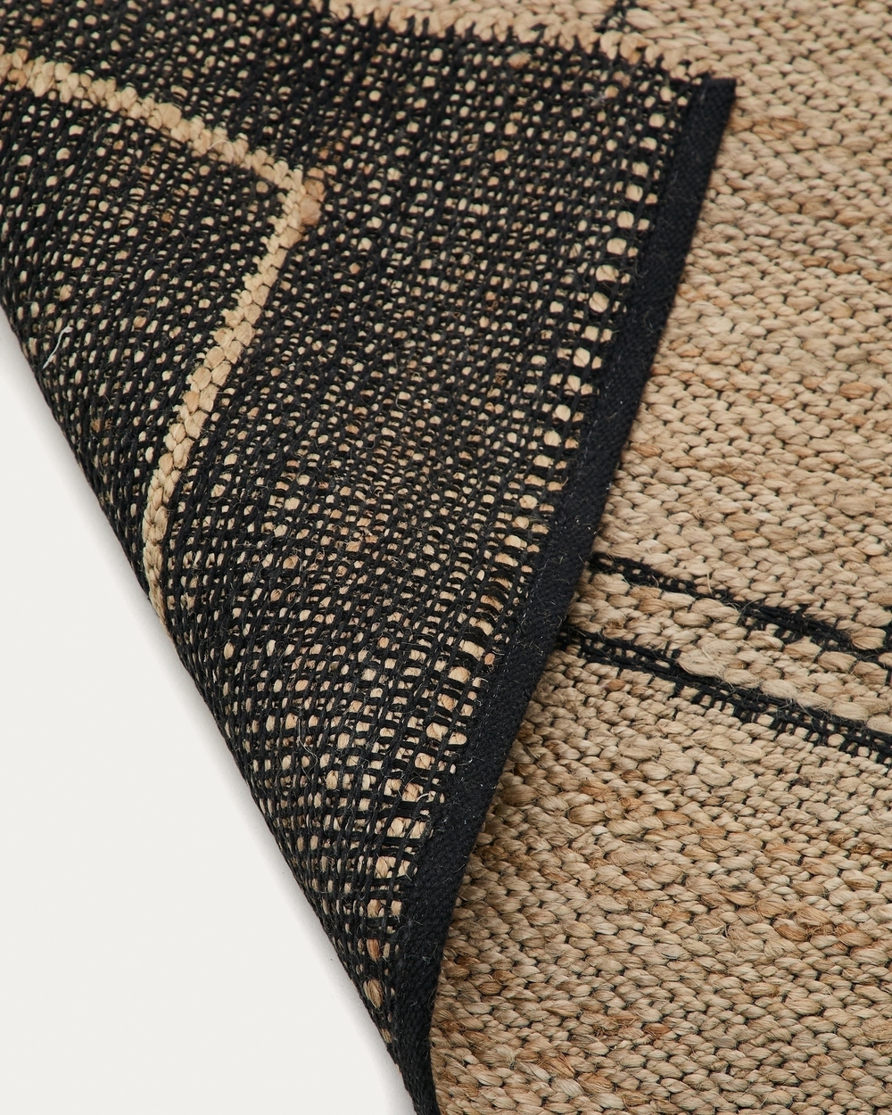 Ковер Velira из джута с графическим рисунком 200 x 300 см