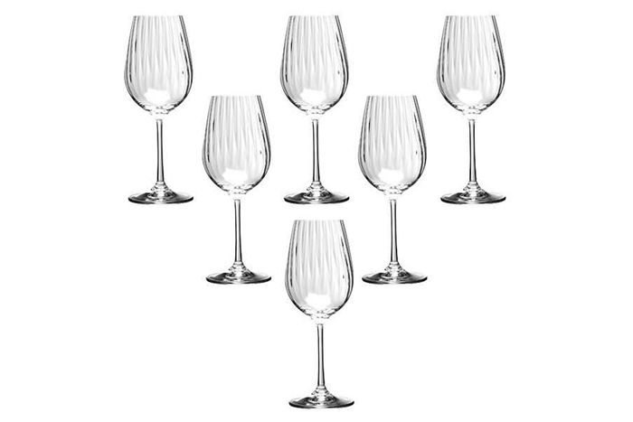 Набор из 6ти бокалов для вина &quot;Waterfall&quot; 350 мл Garda Decor 674-102
